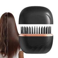 Cordless Hair Straightener Brush Portable Hairstyling Tool Mini Straightening Comb Portable Anti-Scald ShellUSB ChargingBrushes